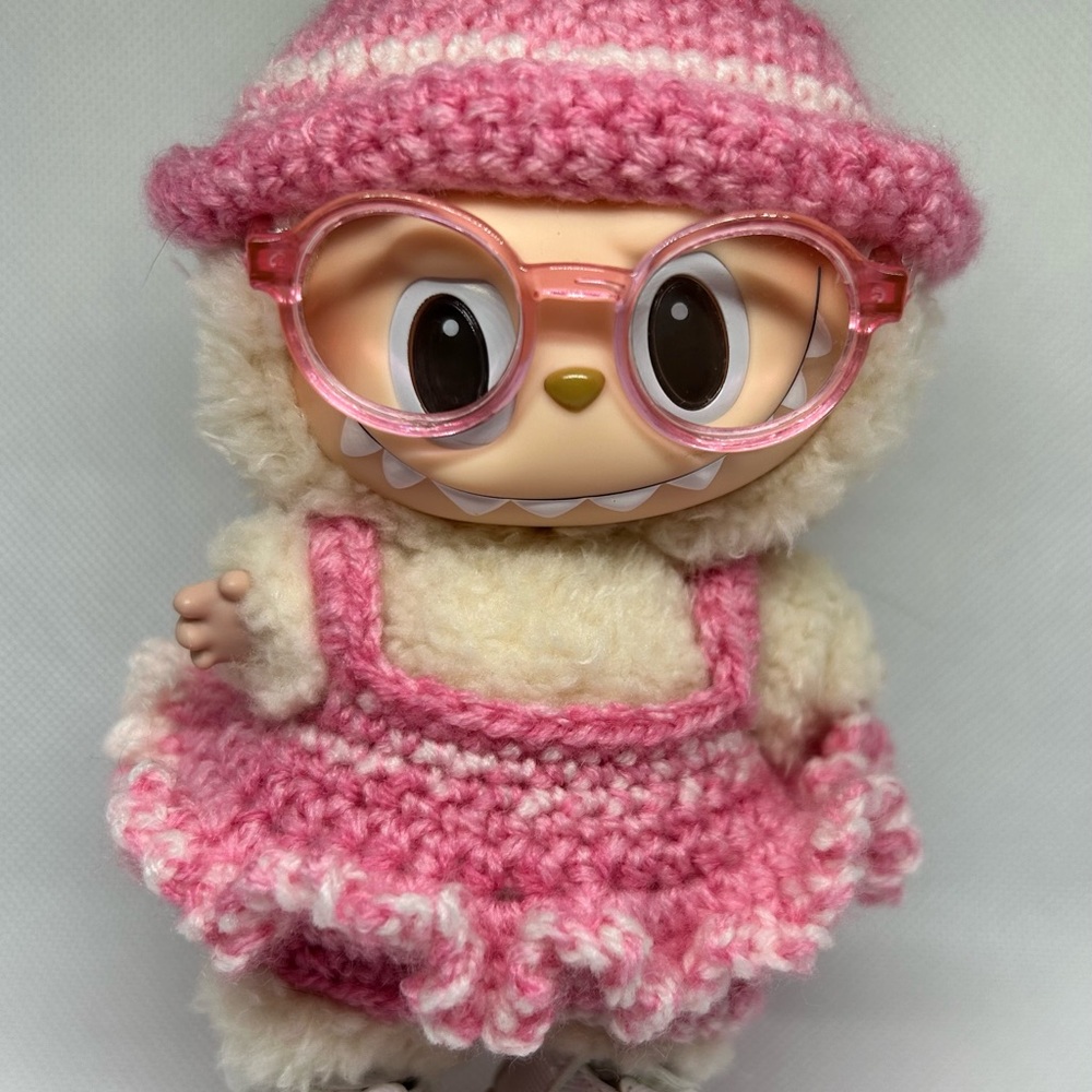 One-of-a-kind Handmade Crochet Outfit for Labubus